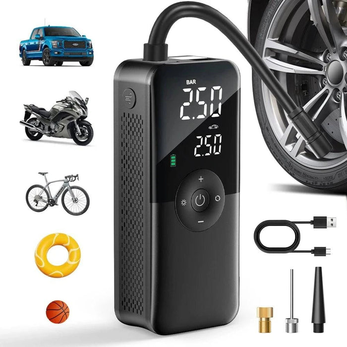 Portable Tire Inflator | Rechargeable Electric Inflator - Zyvlio