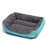 Large Waterproof Pet Bed | Washable Square Cushion for Cats & Dogs - Zyvlio