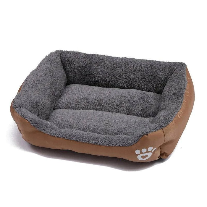 Large Waterproof Pet Bed | Washable Square Cushion for Cats & Dogs - Zyvlio