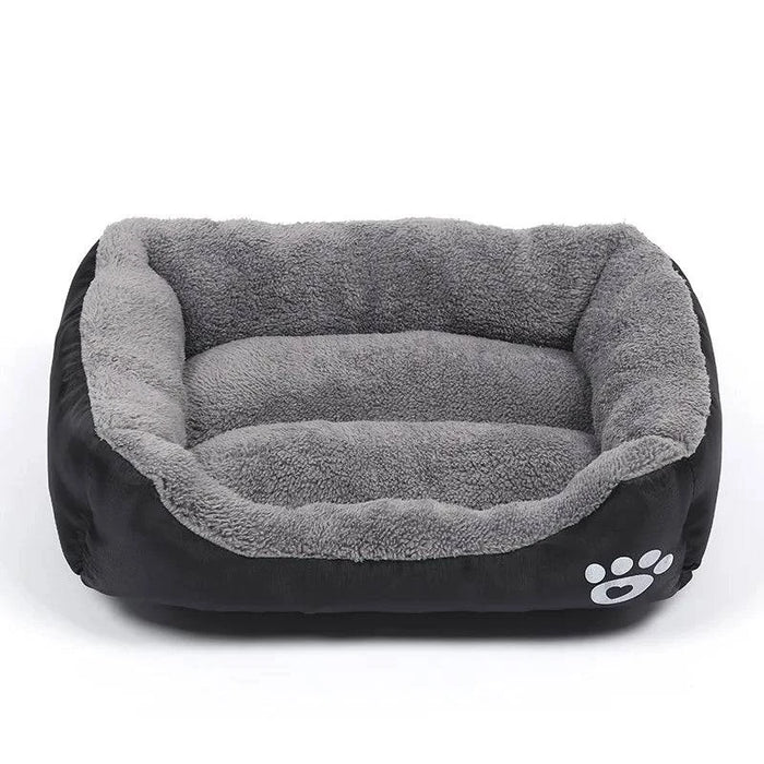 Large Waterproof Pet Bed | Washable Square Cushion for Cats & Dogs - Zyvlio