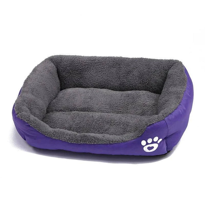 Large Waterproof Pet Bed | Washable Square Cushion for Cats & Dogs - Zyvlio