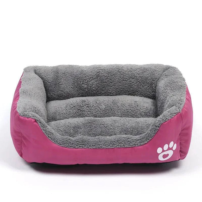 Large Waterproof Pet Bed | Washable Square Cushion for Cats & Dogs - Zyvlio