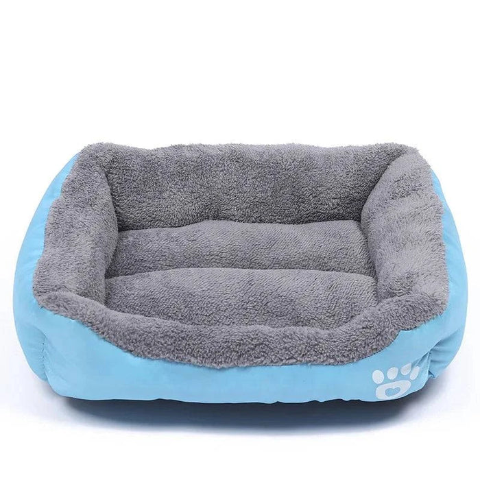 Large Waterproof Pet Bed | Washable Square Cushion for Cats & Dogs - Zyvlio