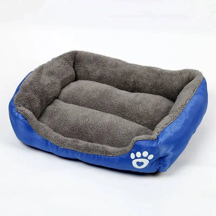 Large Waterproof Pet Bed | Washable Square Cushion for Cats & Dogs - Zyvlio