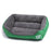 Large Waterproof Pet Bed | Washable Square Cushion for Cats & Dogs - Zyvlio