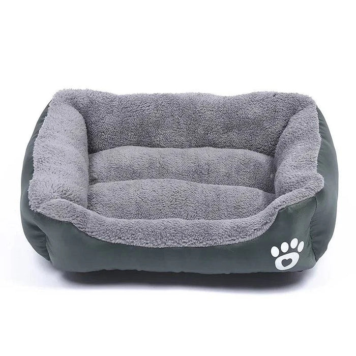 Large Waterproof Pet Bed | Washable Square Cushion for Cats & Dogs - Zyvlio