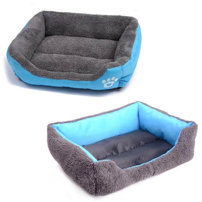 Large Waterproof Pet Bed | Washable Square Cushion for Cats & Dogs - Zyvlio